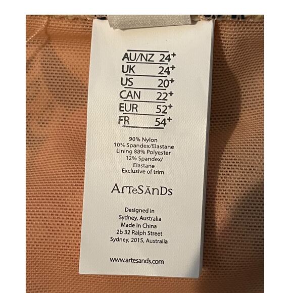 Artesands bikini bottom Salmagundi Multi Botticelli high waist size 20 - Picture 5 of 7